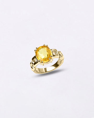 Gold Gemstone Ring Collection of Sapphire from Myra Gems
