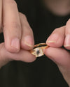 Promise White Sapphire (Pukhraj) Ring in Gold - Custom Urja