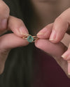 Stylish Emerald (Panna) Ring in Gold - Urja