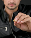 Statement Yellow Sapphire (Pukhraj) Ring in Gold - Nexa