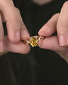 Grace Yellow Sapphire (Pukhraj) Ring in Gold - Astra