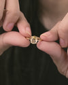 Minimalist Transparent Yellow Sapphire (Pukhraj) Ring in Gold - Urja