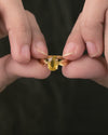Charming Yellow Sapphire (Pukhraj) Ring in Gold - Urja