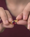 Grace Ruby (Manik) Ring in Gold - Urja