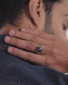 Superior Blue Sapphire (Neelam) Ring in 925 Sterling Silver - Urja