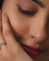 Sleek Coral (Moonga) Ring in 925 Sterling Silver - Shakti
