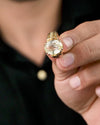 Royal White Sapphire (Pukhraj) Ring in Gold - Nexa