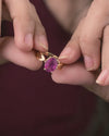 Grace Ruby (Manik) Ring in Gold - Astra