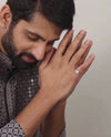 Celestial Pearl (Moti) Ring in 925 Sterling Silver - Shakti U