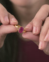Essential Ruby (Manik) Ring in Gold - Shakti