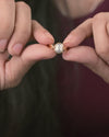 Charming Pearl (Moti) Ring in Gold - Uneven Shakti