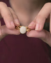 Grace Opal (Doodhiya) Ring in Gold - Shakti