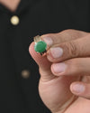 Statement Emerald (Panna) Ring in Gold - Urja