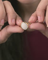 Sleek Opal (Doodhiya) Ring in Gold - Shakti