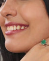 Majestic Emerald (Panna) Ring in 925 Sterling Silver - Urja