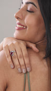 Dreamy Ruby (Manik) Ring in 925 Sterling Silver - Shakti