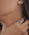 Authentic Emerald (Panna) Ring in 925 Sterling Silver - Shakti