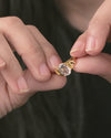 Authentic White Sapphire (Pukhraj) Ring in Gold - Urja
