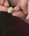 Minimalist Opal (Doodhiya) Ring in Gold - Shakti