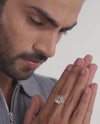 Vintage Navratna (Navgrah) Ring in 925 Sterling Silver