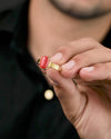 Magical Coral (Moonga) Ring in Gold - Nova